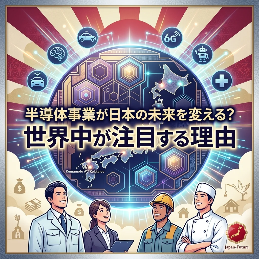 半導体事業が日本の未来を変える?今、世界中が注目する理由