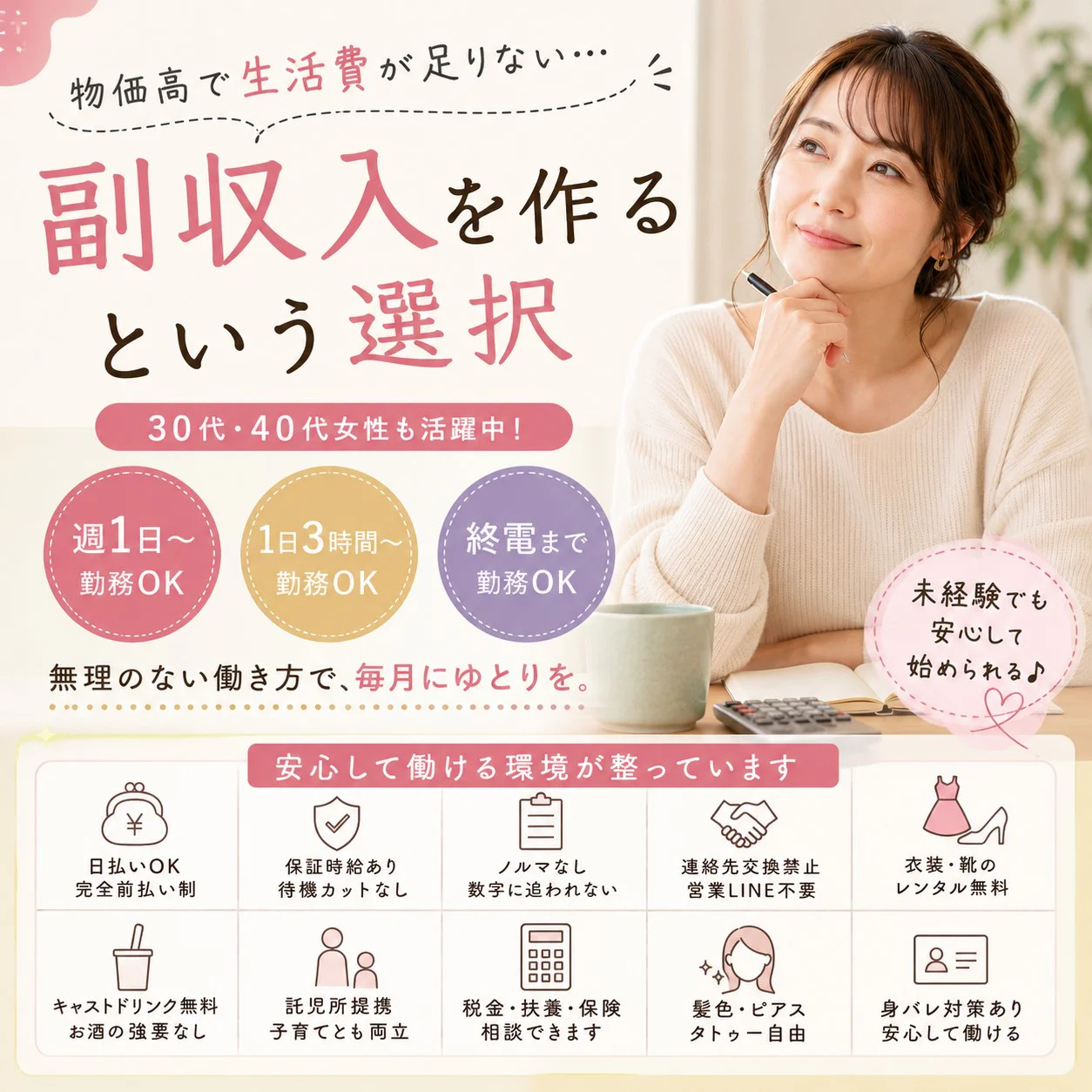 物価高で生活費が足りない…副収入を作るという選択