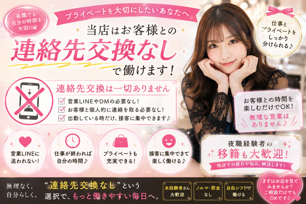 お客様との連絡先交換していません。